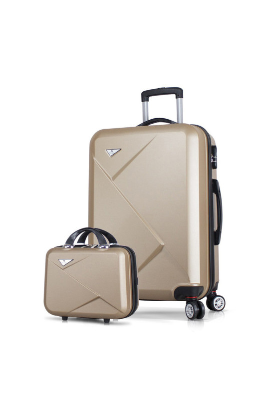 Ensemble de valises (2 pièces) - Or