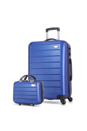 Ensemble de valises (2 pièces) - Bleu