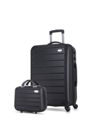 Ensemble de valises (2 pièces) - Noir