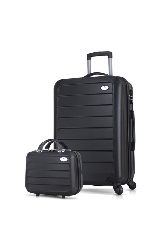 Ensemble de valises (2 pièces) - Noir