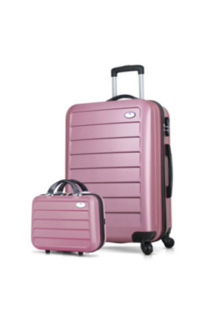 Ensemble de valises (2 pièces) - Or rose