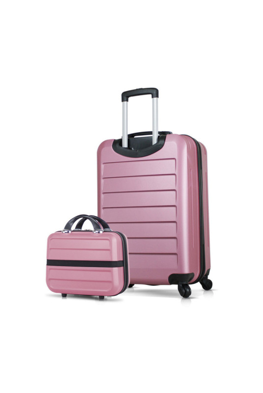 Ensemble de valises (2 pièces) - Or rose