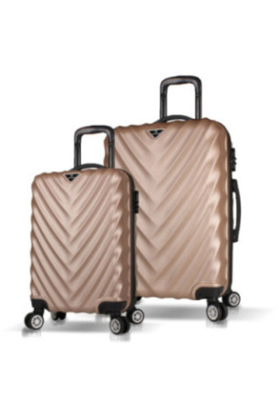 Ensemble de valises (2 pièces) - Or