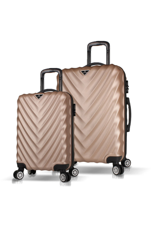Ensemble de valises (2 pièces) - Or