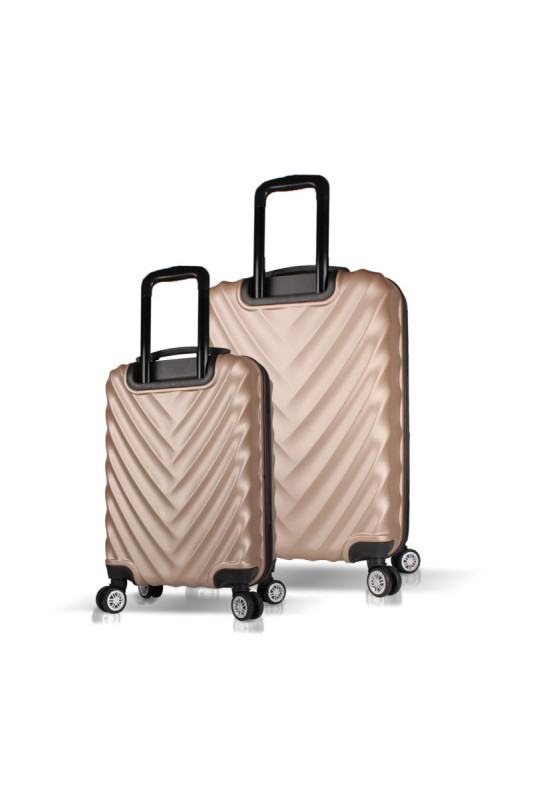 Ensemble de valises (2 pièces) - Or