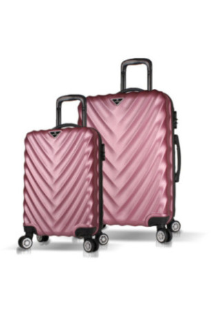 Ensemble de valises (2 pièces) - Or rose