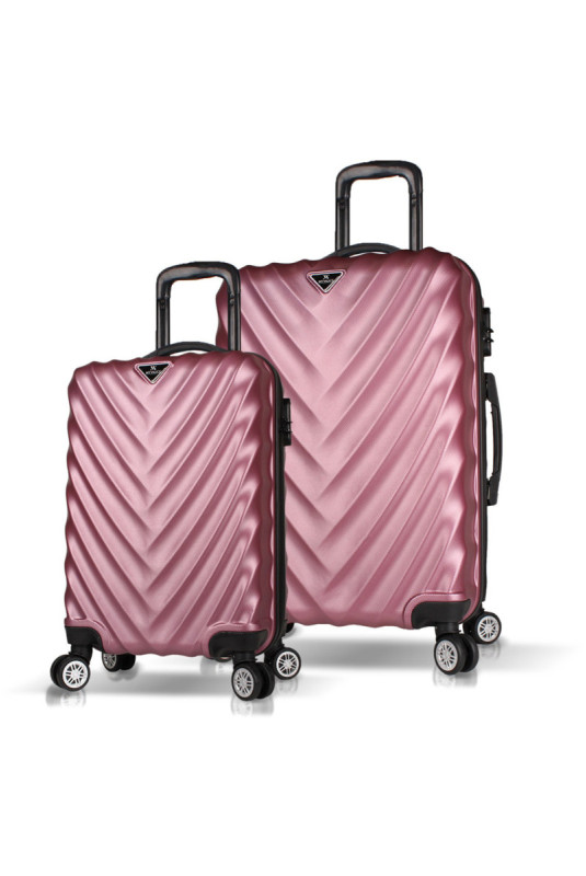 Ensemble de valises (2 pièces) - Or rose