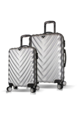 Ensemble de valises (2 pièces) - Gris