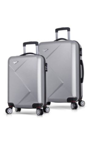 Ensemble de valises (2 pièces) - Gris