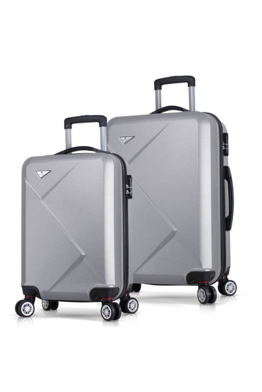 Ensemble de valises (2 pièces) - Gris