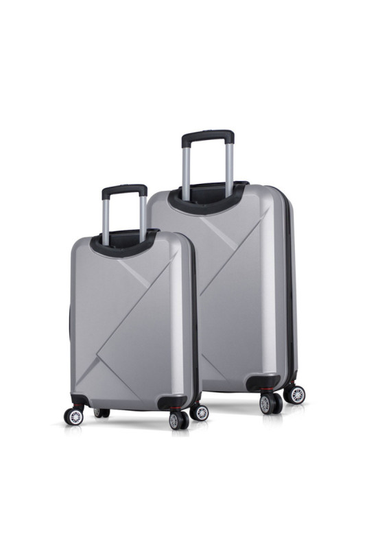 Ensemble de valises (2 pièces) - Gris