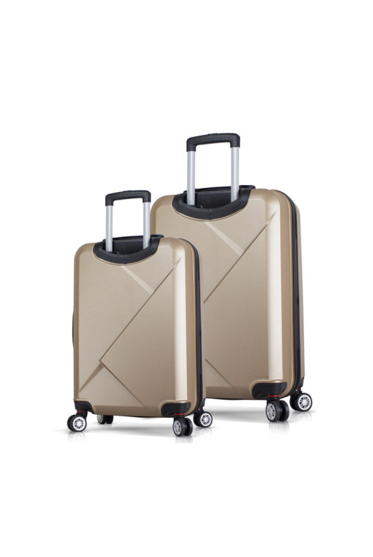 Ensemble de valises (2 pièces) - Or