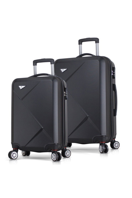 Ensemble de valises (2 pièces) - Noir