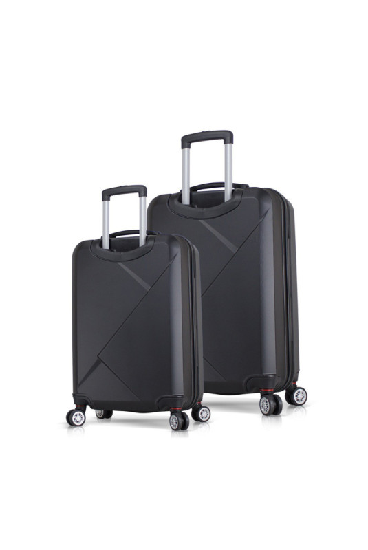 Ensemble de valises (2 pièces) - Noir
