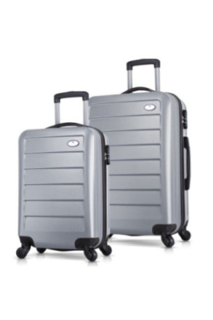 Ensemble de valises (2 pièces) - Gris