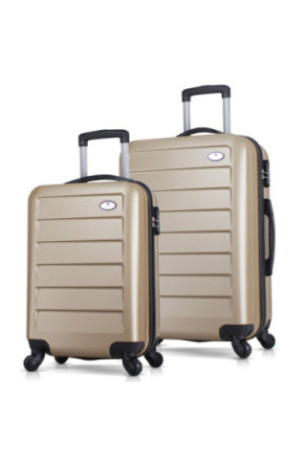Ensemble de valises (2 pièces) - Or