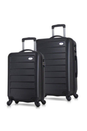 Ensemble de valises (2 pièces) - Noir