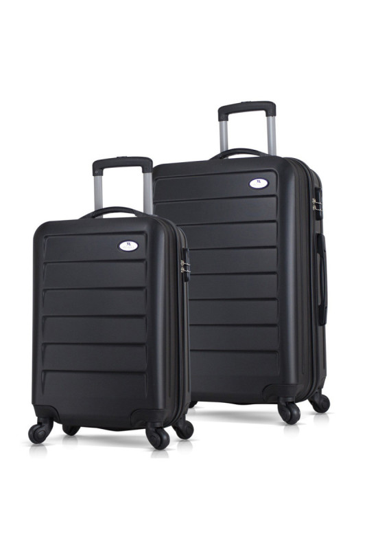 Ensemble de valises (2 pièces) - Noir