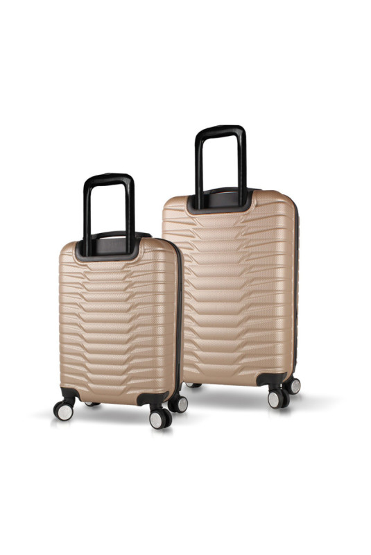 Ensemble de valises (2 pièces) - Or