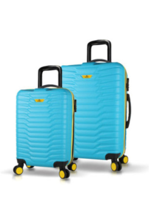 Ensemble de valises (2 pièces) - Turquoise