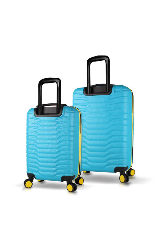 Ensemble de valises (2 pièces) - Turquoise