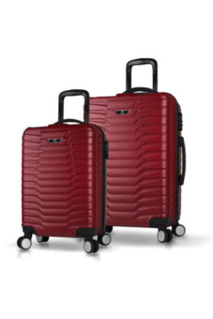 Ensemble de valises (2 pièces) - Rouge bordeaux