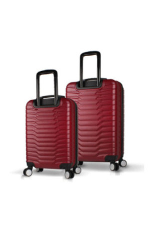 Ensemble de valises (2 pièces) - Rouge bordeaux