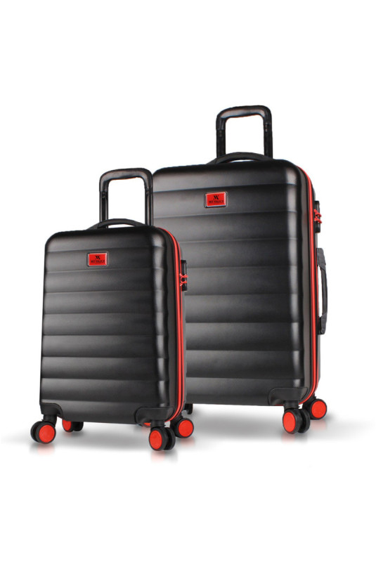 Ensemble de valises (2 pièces) - Noir