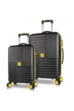 Ensemble de valises (2 pièces) - Noir