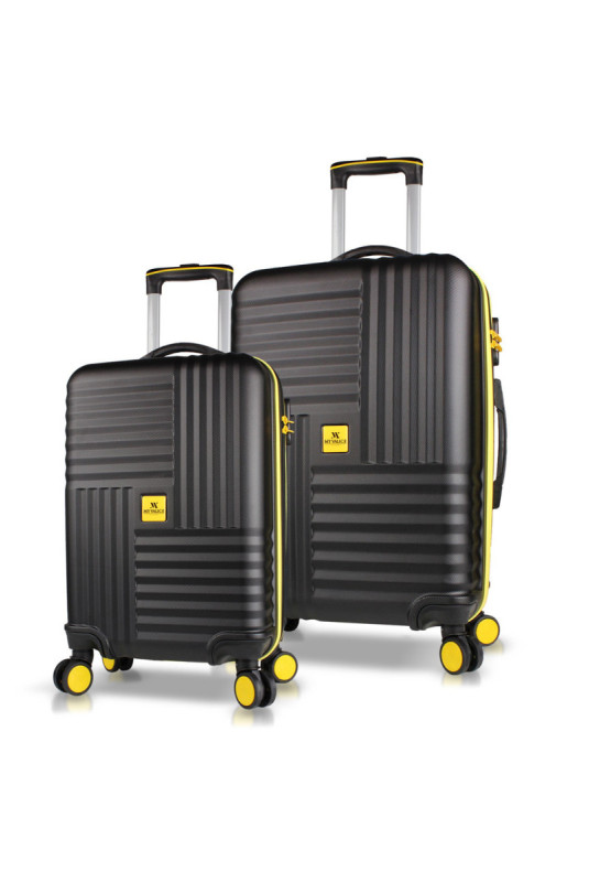 Ensemble de valises (2 pièces) - Noir