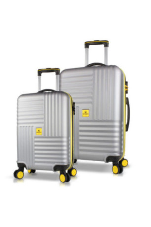 Ensemble de valises (2 pièces) - Gris
