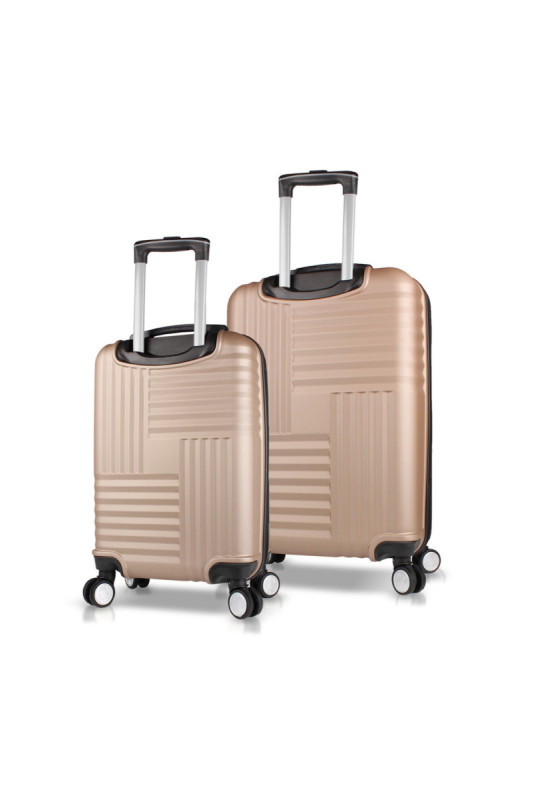 Ensemble de valises (2 pièces) - Or