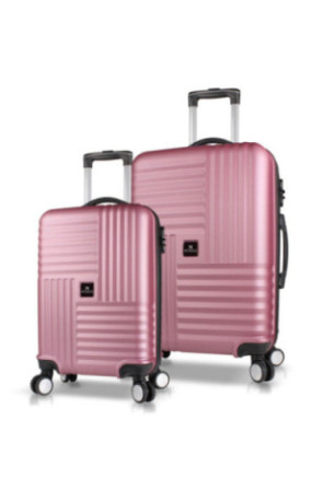 Ensemble de valises (2 pièces) - Or rose