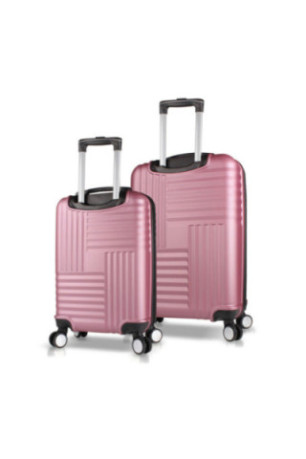 Ensemble de valises (2 pièces) - Or rose