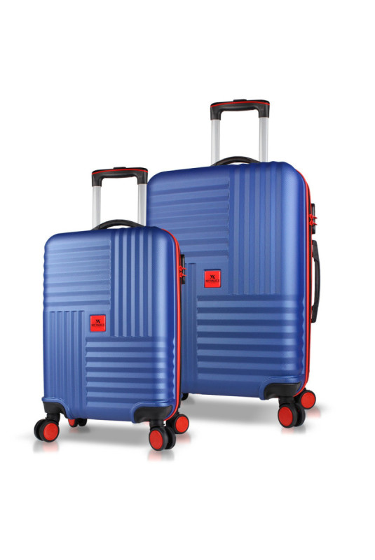 Ensemble de valises (2 pièces) - Bleu marine