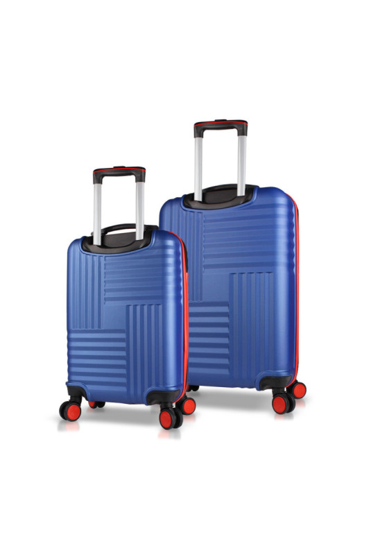 Ensemble de valises (2 pièces) - Bleu marine