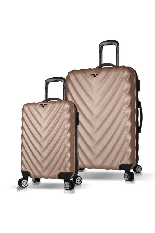 Ensemble de valises (2 pièces) - Or