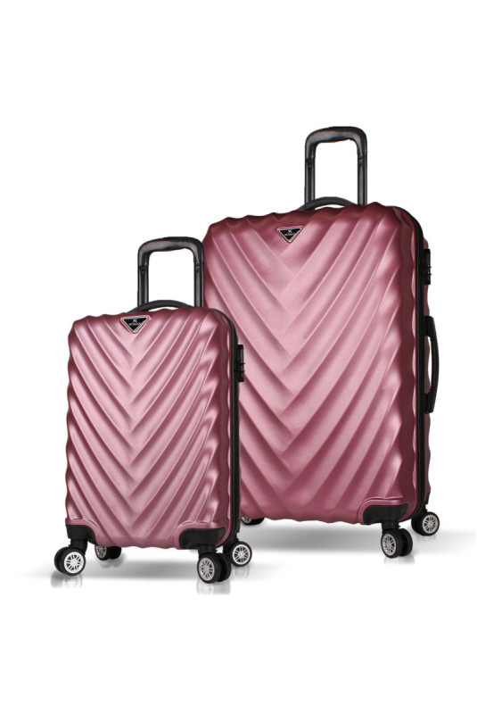Ensemble de valises (2 pièces) - Or rose
