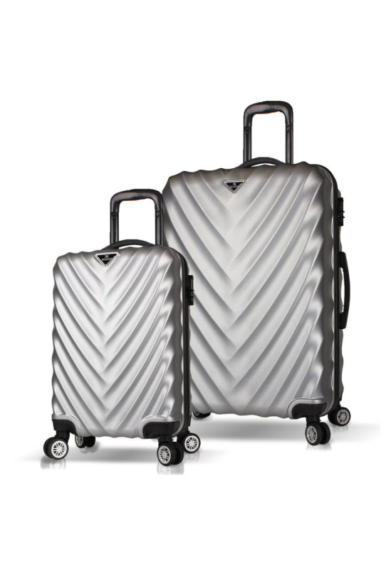 Ensemble de valises (2 pièces) - Gris