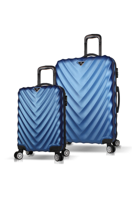 Ensemble de valises (2 pièces) - Bleu foncé