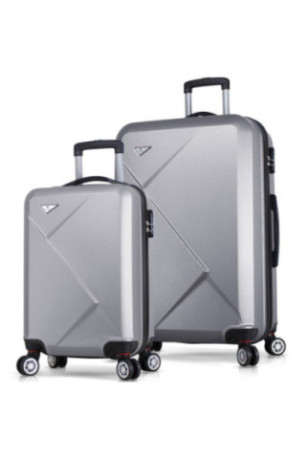 Ensemble de valises (2 pièces) - Gris
