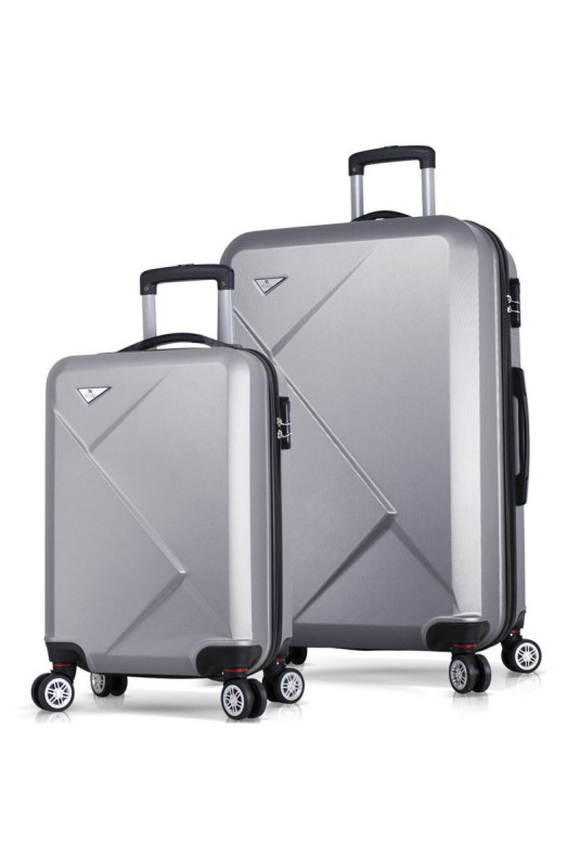 Ensemble de valises (2 pièces) - Gris