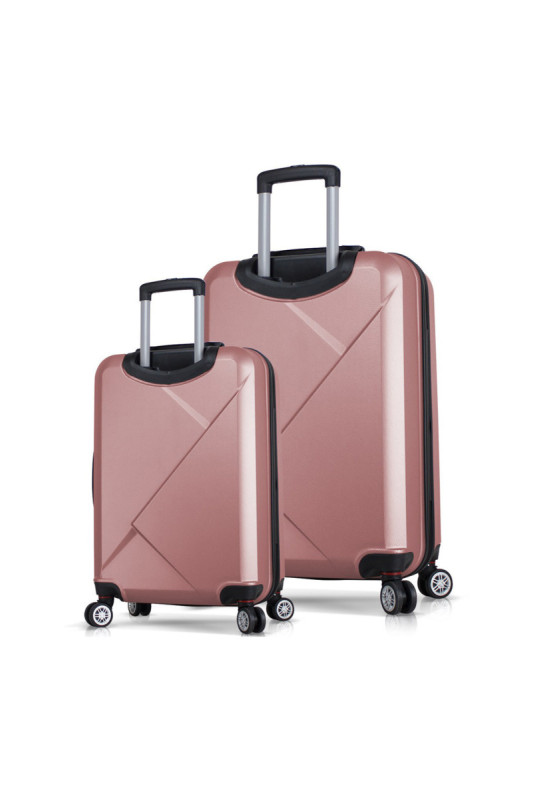 Ensemble de valises (2 pièces) - Or rose