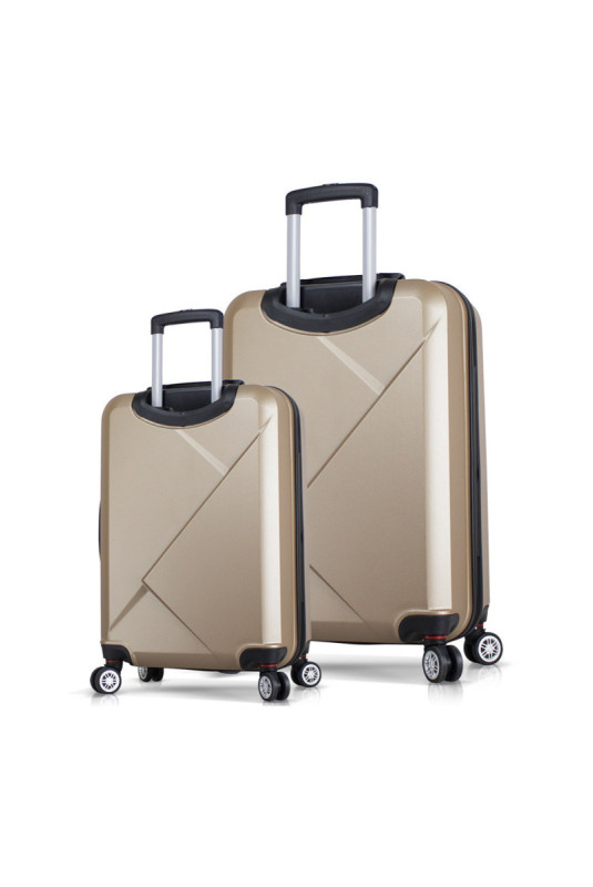 Ensemble de valises (2 pièces) - Or