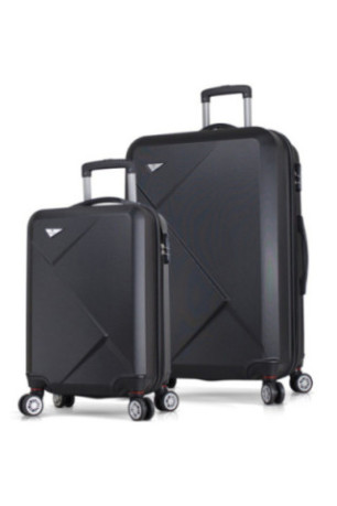 Ensemble de valises (2 pièces) - Noir