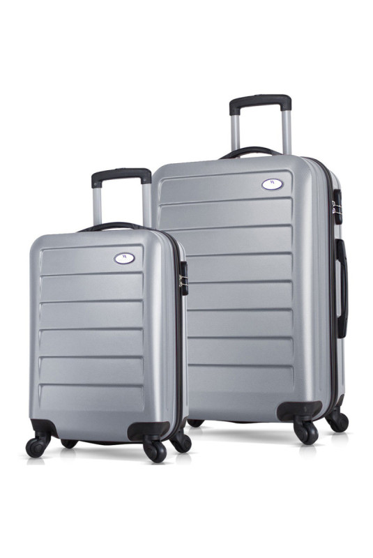 Ensemble de valises (2 pièces) - Gris