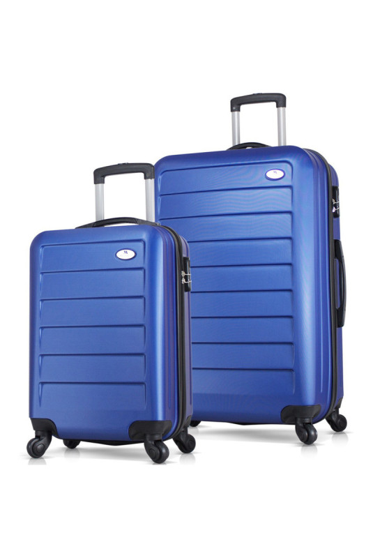 Ensemble de valises (2 pièces) - Bleu