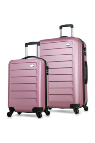 Ensemble de valises (2 pièces) - Or rose