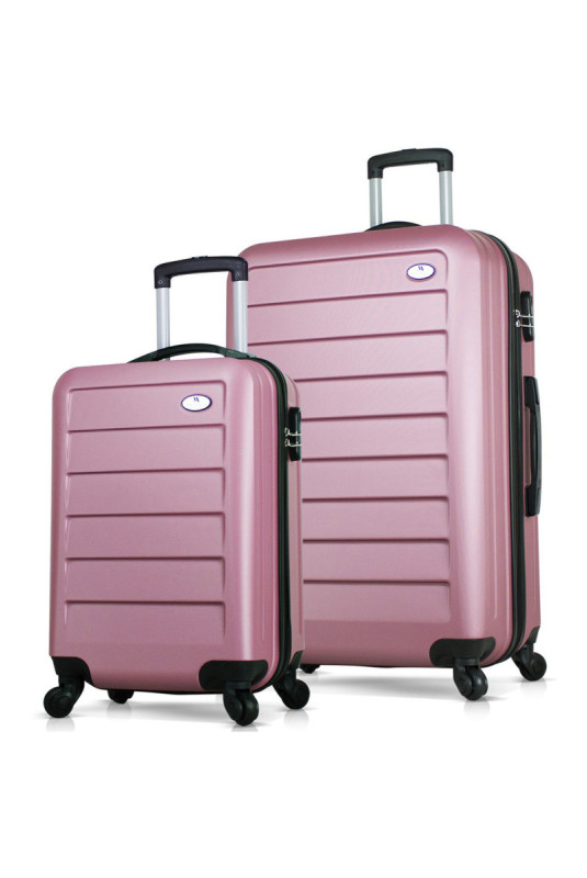 Ensemble de valises (2 pièces) - Or rose