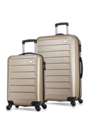 Ensemble de valises (2 pièces) - Or